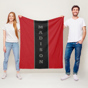 Custom name fleece blanket