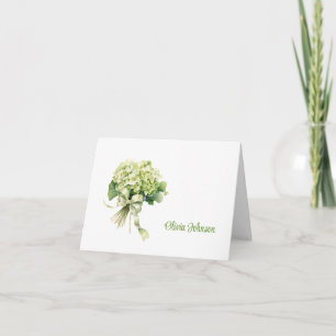 Custom Name Folded Note Cards