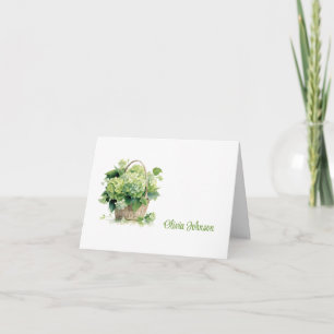 Custom Name Folded Note Cards