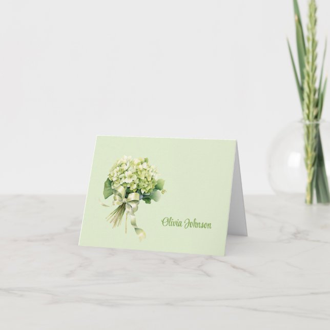 Custom Name Folded Note Cards (Front)