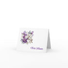 Custom Name Folded Note Cards