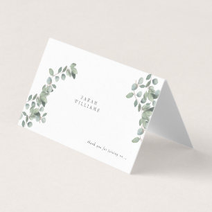 Custom Name Foliage Thank You Wedding