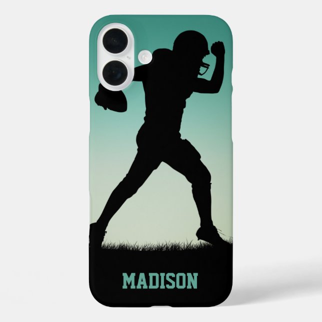 Custom name Football Player phone cases (Back)