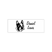 Custom Name for clothing with dog photo