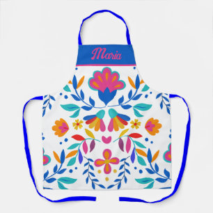 Custom Name Frida Carlo Inspired Design Apron