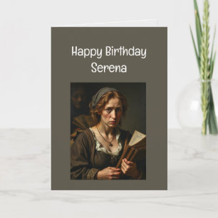 Custom Name Funny Birthday for Busy Stressed one Card