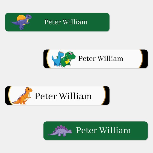 Custom Name Funny Dinosaur, leaves 1St Grade (Group)