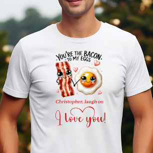 Custom Name Funny Food Valentine Shirt for Husband