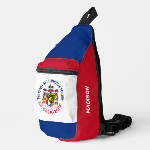 Custom Name Funny Liechtenstein Sling Bag
