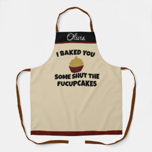 Custom Name Funny Quote Saying Baker Apron, Baking Apron