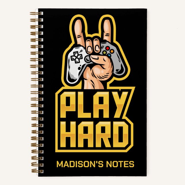 Custom name Gamer Notebook (Front)