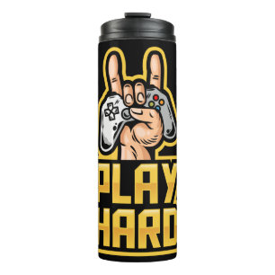 Custom name Gamer Thermal Tumbler
