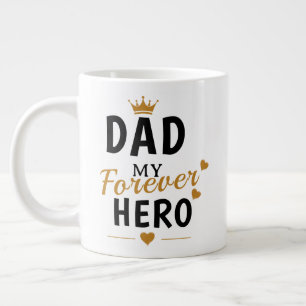 Custom Name Gift For Dad Large Coffee Mug
