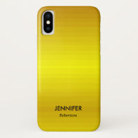 Custom name gold gradient