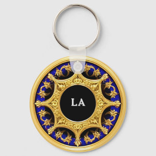 ✨ Custom Name Golden Ornate Frame Gift ✨ Key Ring