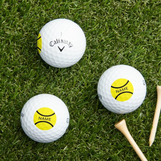 Custom Name Golf Balls Ideal for Golfers and Event (Insitu Grass)