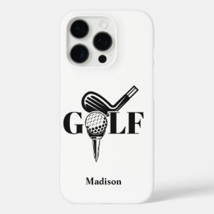 Custom Name Golf iPhone 16 Pro Case