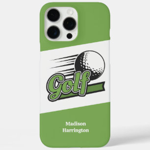 Custom Name Golf iPhone 16 Pro Max Case