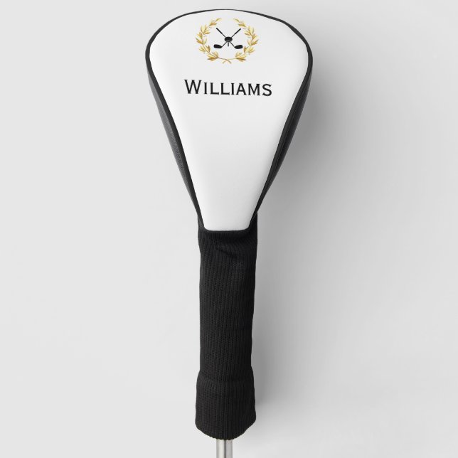 Custom Name Golf Club Cover (Front)