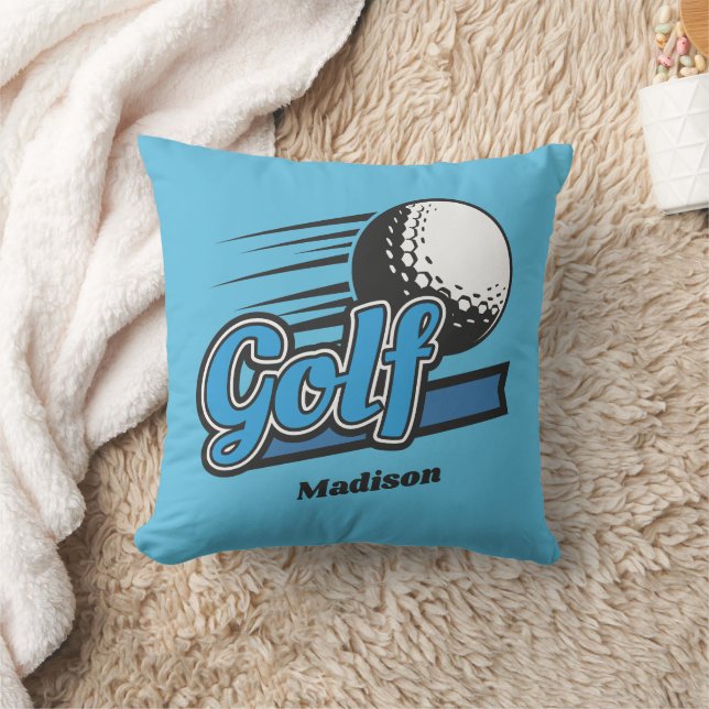 Custom Name Golf Cushion (Blanket)
