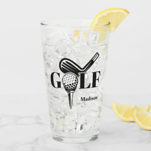 Custom Name Golf Glass