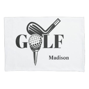 Custom Name Golf Pillowcase