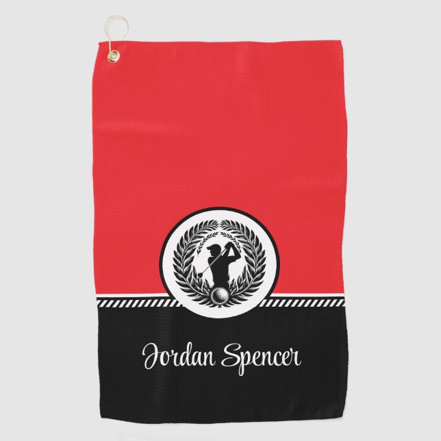 Custom Name Golf Towel (Front)