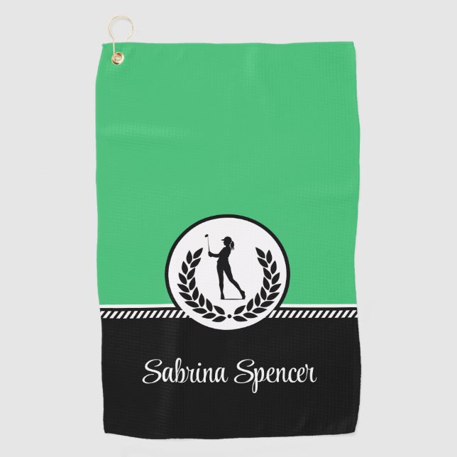 Custom Name Golf Towel (Front)