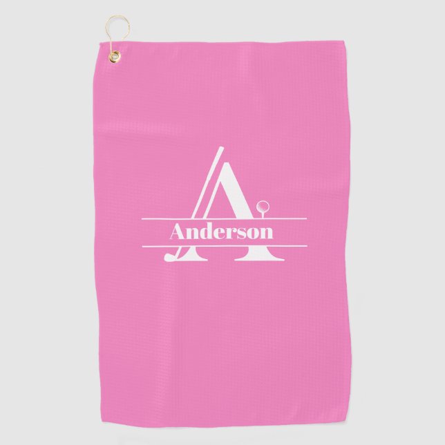 Custom Name Golf Towel (Front)