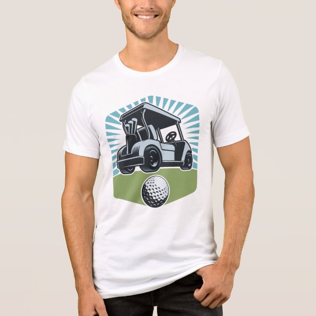 Custom Name Golf Tri-Blend Shirt (Front)
