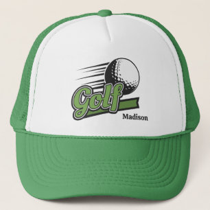 Custom Name Golf Trucker Hat