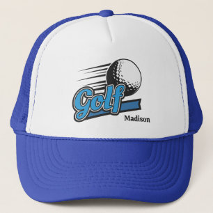 Custom Name Golf Trucker Hat