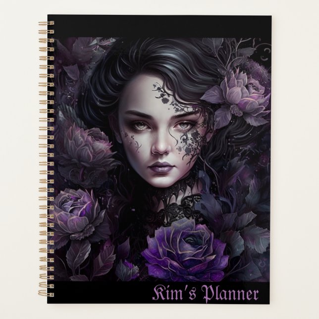 Custom Name Gothic Planner (Front)
