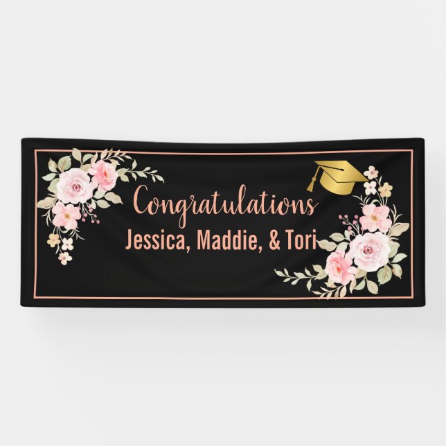 Custom Name Graduation Banner (Horizontal)