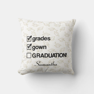 Custom Name Graduation Gift   Funny Graduation Cushion