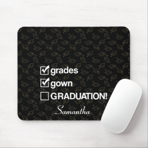 Custom Name Graduation Gift Funny Graduation Mouse Pad