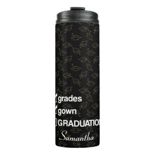 Custom Name Graduation Gift   Funny Graduation Thermal Tumbler