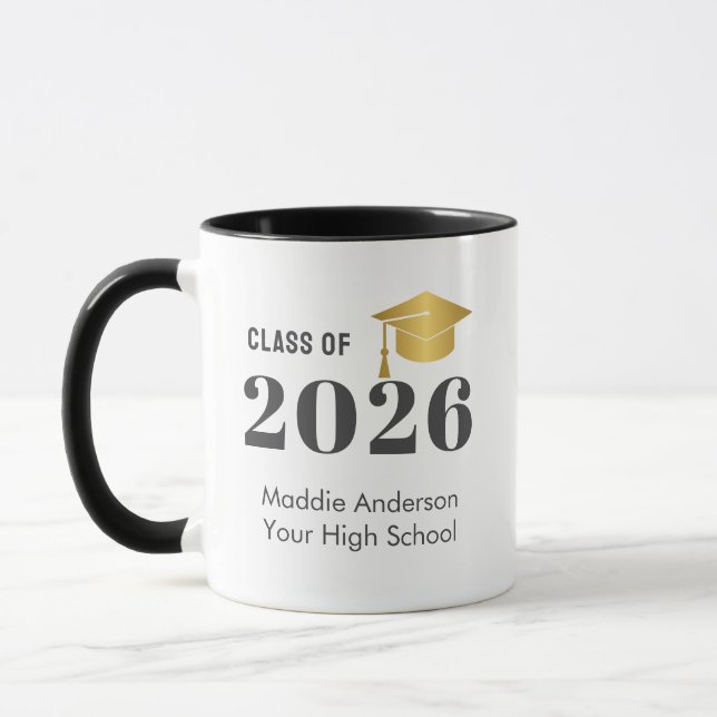 Custom Name Graduation  Mug (Left)