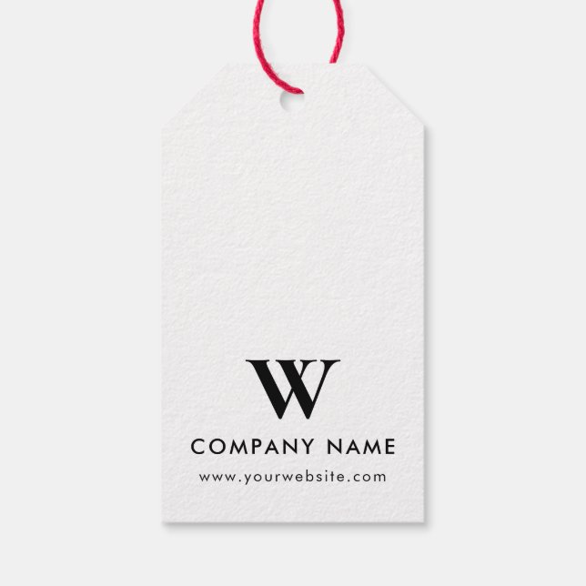 Custom Name Hang Clothing Tags Product Packaging (Back)