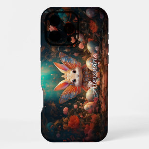 Custom Name Happy Easter Bunny with Easter eggs iPhone 16 Pro Max Case