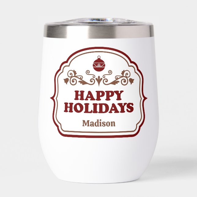 Custom name Happy Holidays (Front)