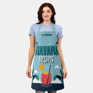 Custom Name "Havana Nights" Apron