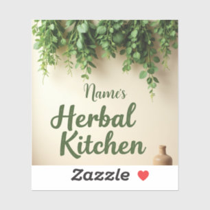 Custom Name Herbal Spice Label Set