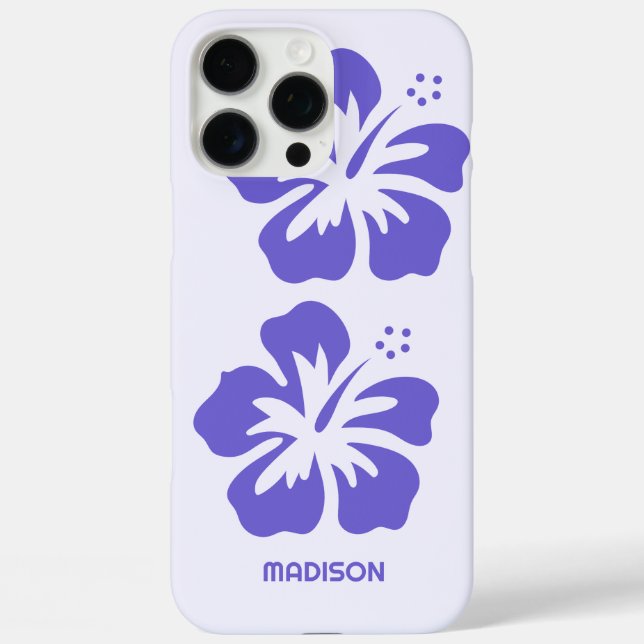 Custom Name Hibiscus Case-Mate iPhone Case (Back)