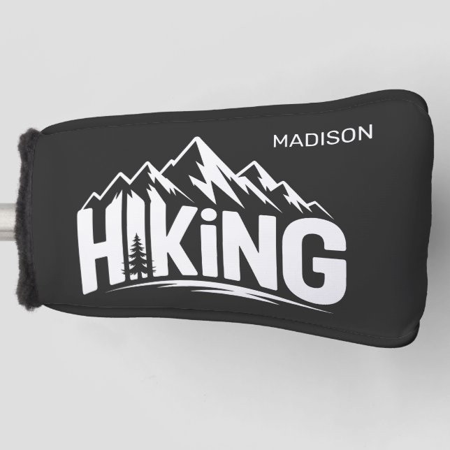 Custom Name Hiking Golf Head Cover (Front)