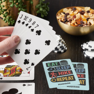 Custom Name Hiking Playing Cards