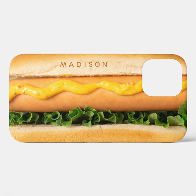Custom name Hot Dog phone cases (Back (Horizontal))