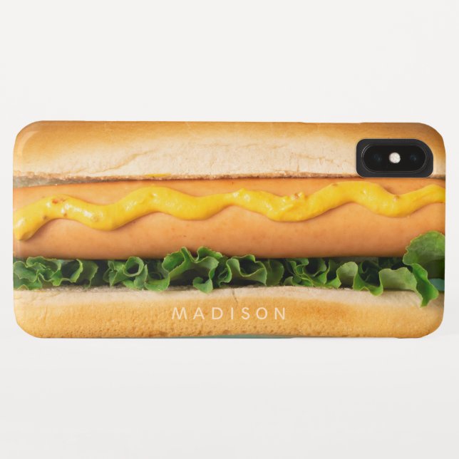 Custom name Hot Dog phone cases (Back (Horizontal))