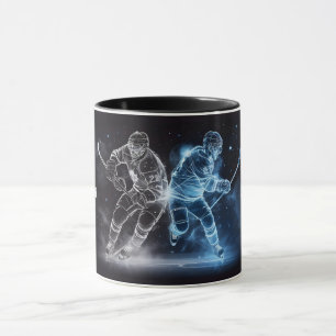 Custom Name Ice Hockey Mug