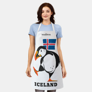 Custom Name Iceland Apron
